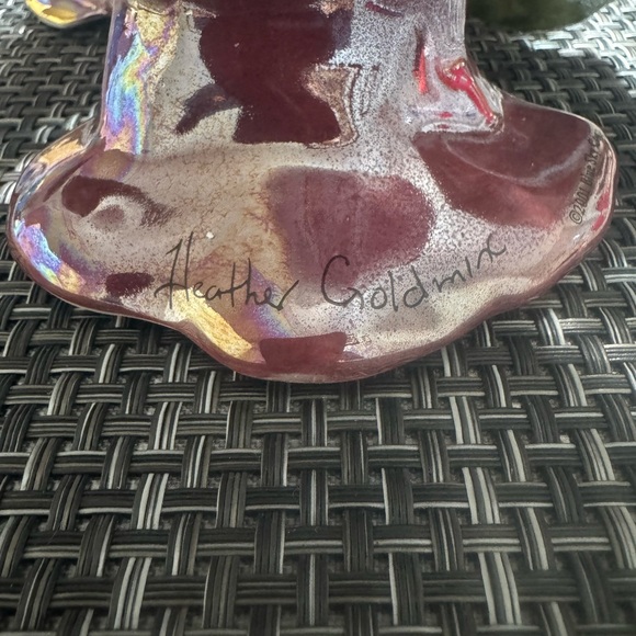 Elegant Ceramic Vase Vintage Blue sky flower vase By Heather Goldminc Clayworks. - Picture 7 of 12